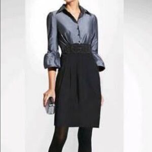 BCBG MaxAzria dress gray and black waist